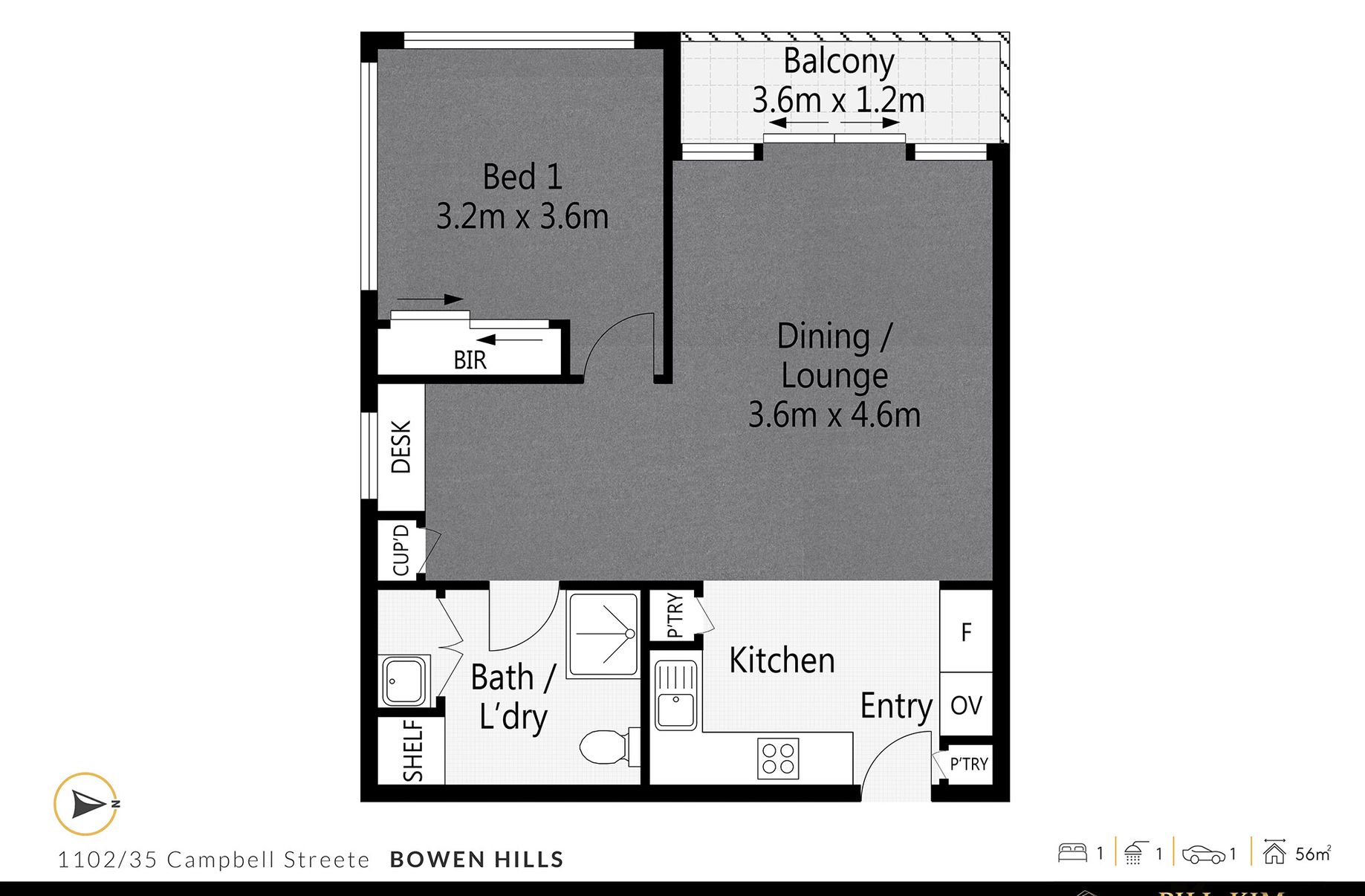 1102 / 35 Campbell Street, Bowen Hills