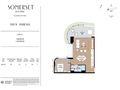 101W / 1 Saintly Entrance, Burswood