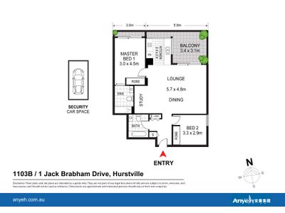 1103B / 1 Jack Brabham Drive, Hurstville