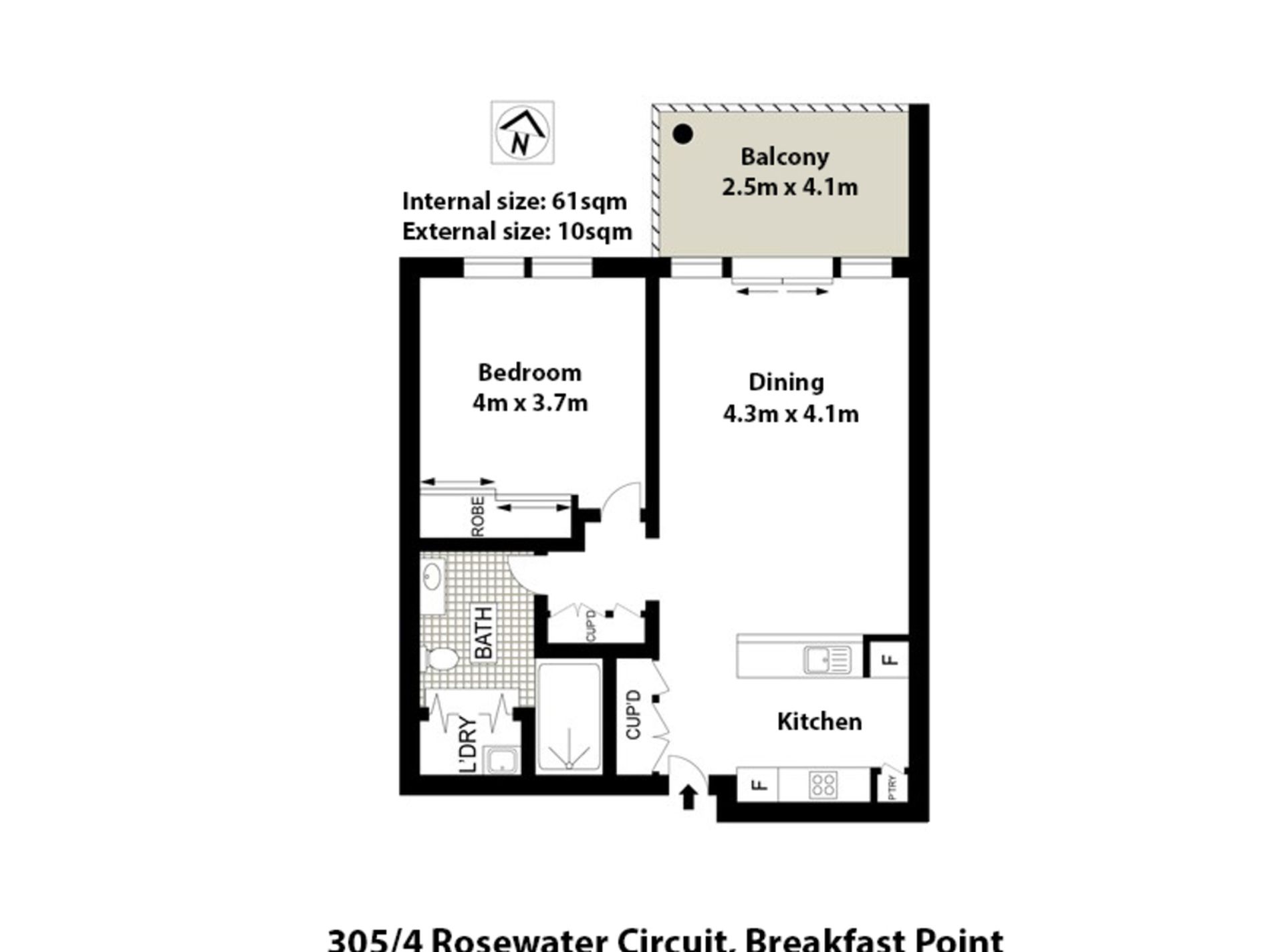 305 / 4 Rosewater Circuit, Breakfast Point