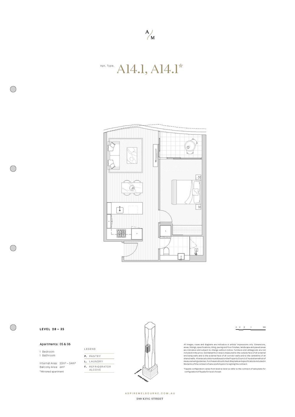 3406 / 299 King St, Melbourne