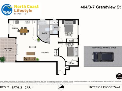404 / 3-7 Grandview Street, East Ballina