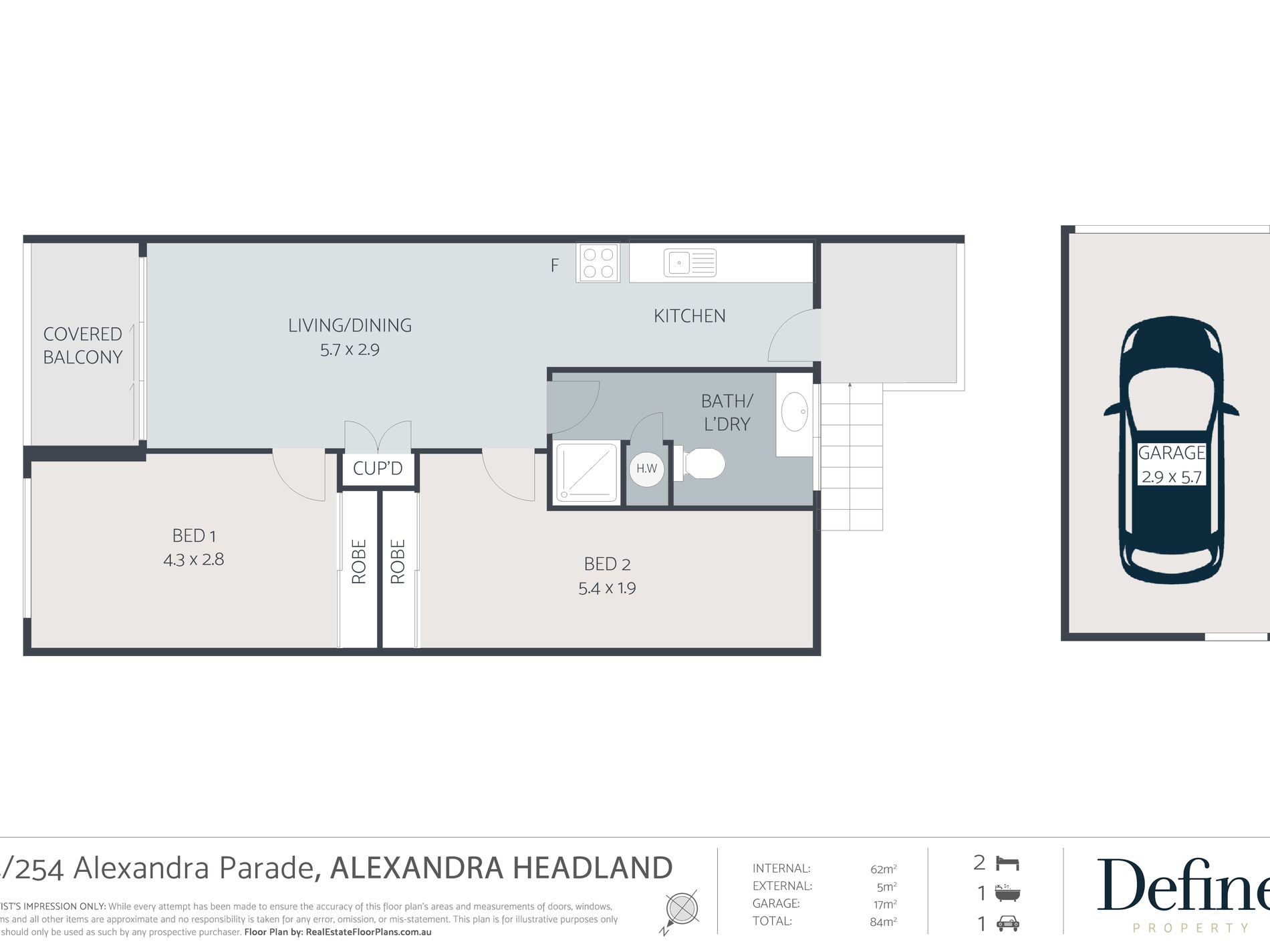4 / 254 Alexandra Parade, Alexandra Headland Floor Plan