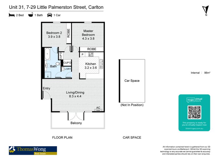 31 / 7 - 29 Little Palmerston Street, Carlton