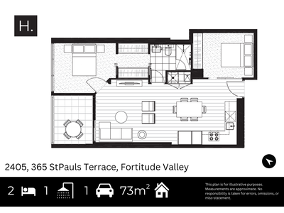 2405 / 365 St Pauls Terrace, Fortitude Valley