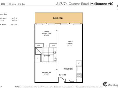217 / 74 Queens Road, Melbourne