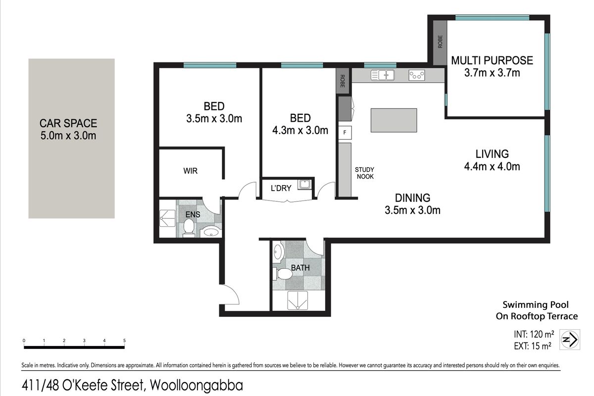 411 / 48 O'Keefe Street, Woolloongabba