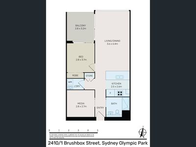 1910 / 1 Brushbox Street, Sydney Olympic Park