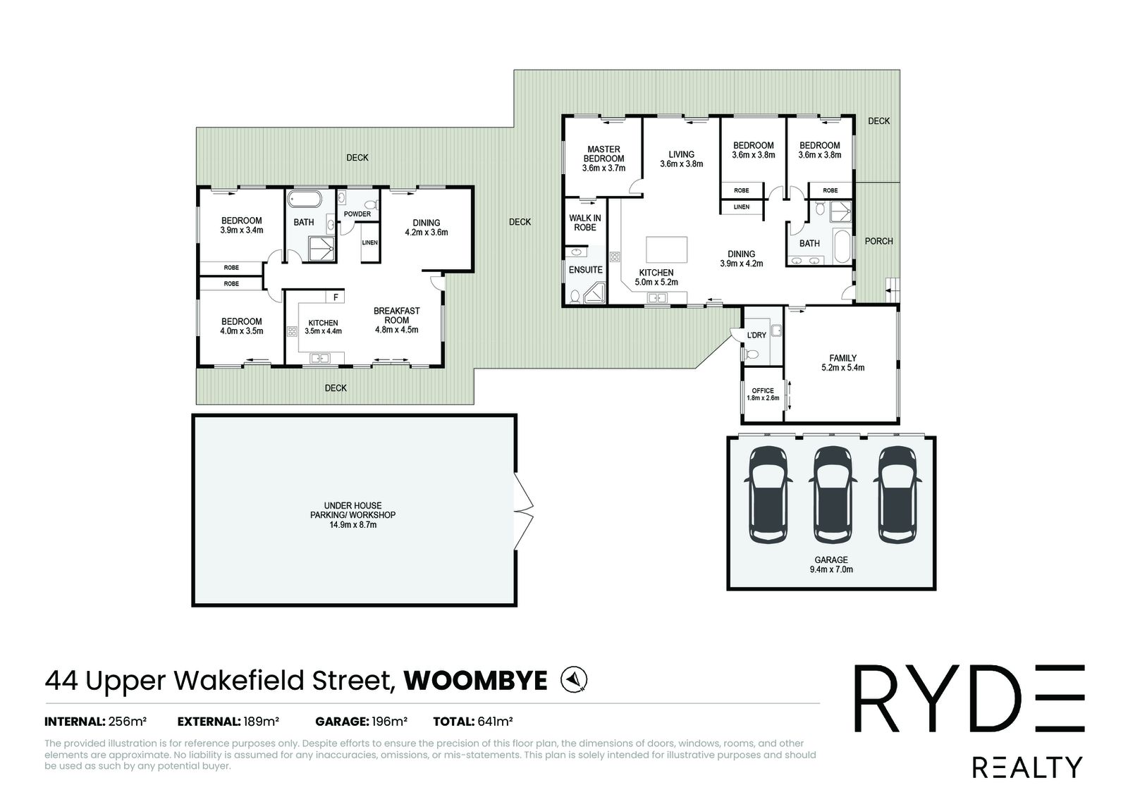 Floorplan, 44 Upper Wakefield Street, Woombye