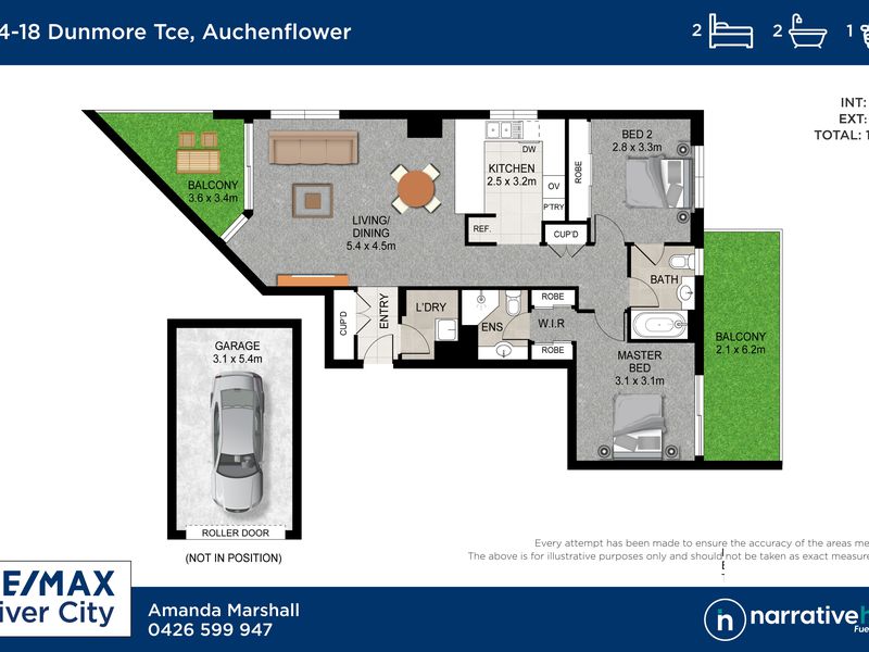 4 / 14-18 Dunmore Terrace, Auchenflower Floor Plan