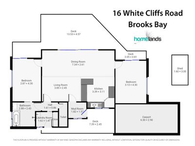 16 White Cliffs Road, Brooks Bay