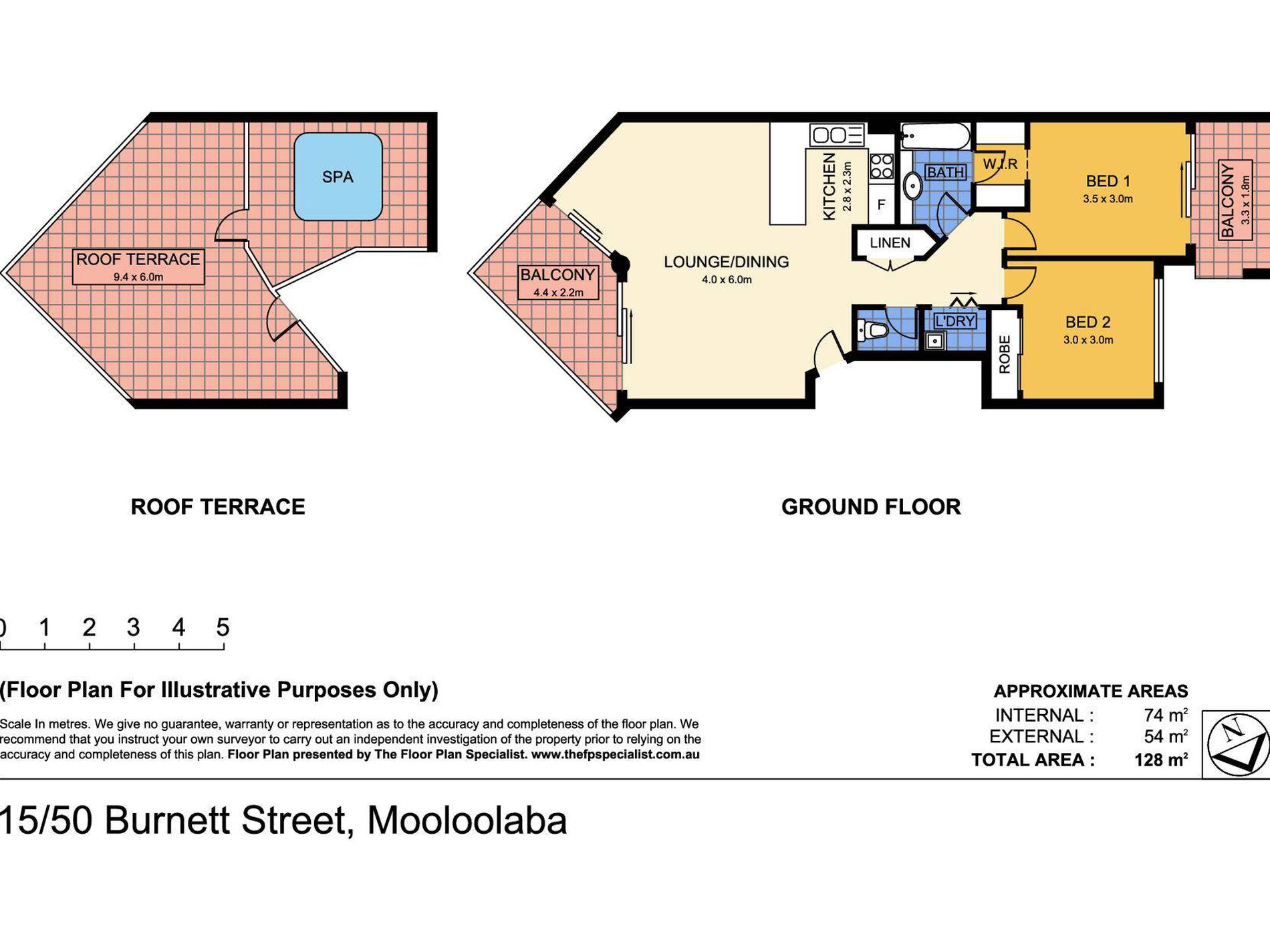 15 / 50 Burnett Street, Mooloolaba Floor Plan