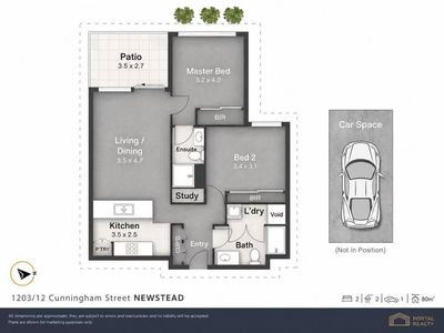 1203 / 12 Cunningham Street, Newstead