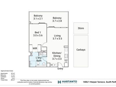1505 / 1 Harper Terrace, South Perth