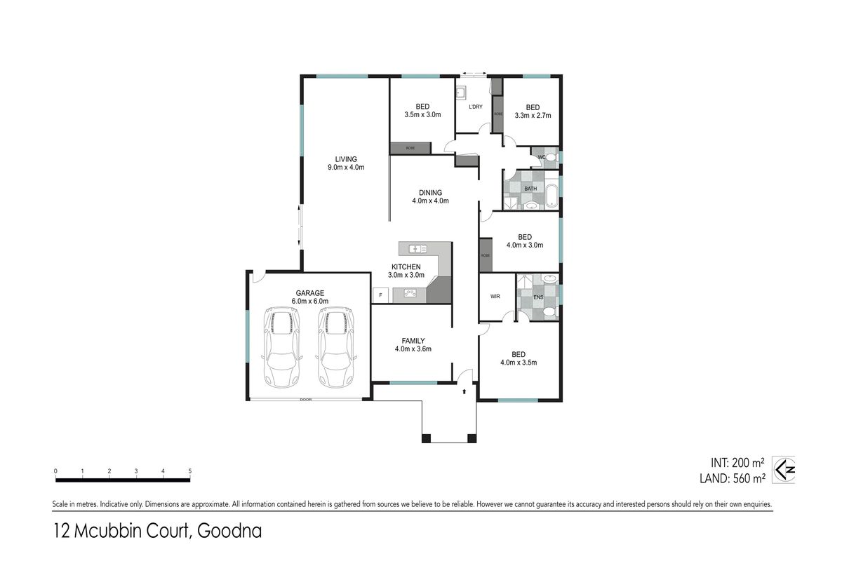 12 McCubbin Court, Goodna Floor Plan
