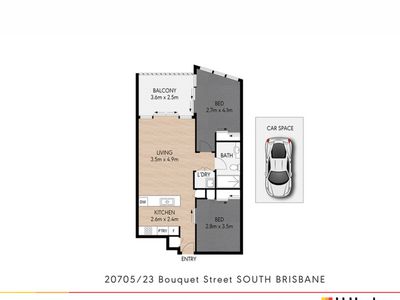 20705 / 23 Bouquet Street, South Brisbane