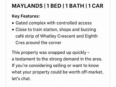 62 / 12 Tenth Avenue, Maylands