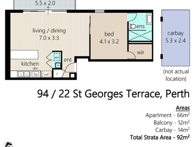 94 / 22 St Georges Terrace, Perth