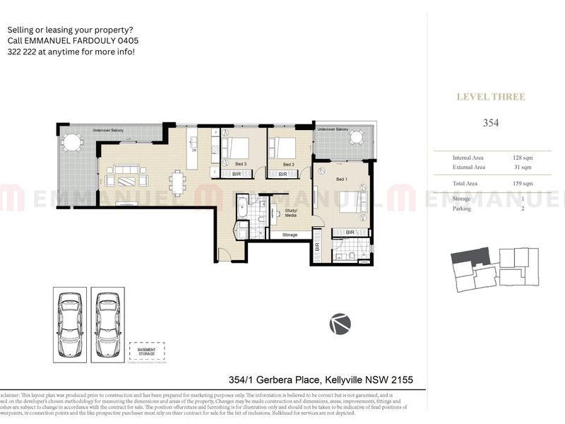 354 / 1 Gerbera Place, Kellyville