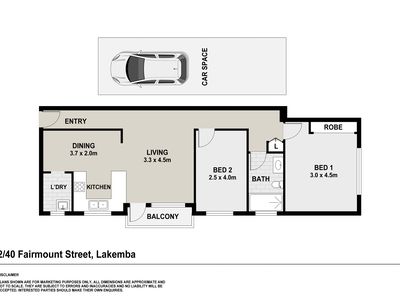 2 / 40 Fairmount Street, Lakemba