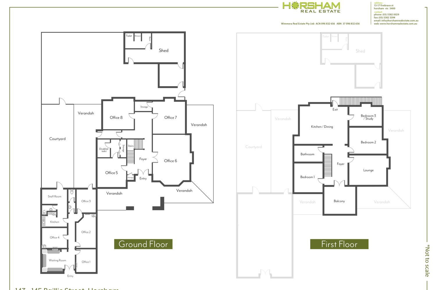 Office 7 / 143 - 145 Baillie Street , Horsham