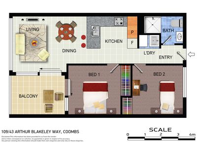 109 / 43 Arthur Blakeley Way, Coombs