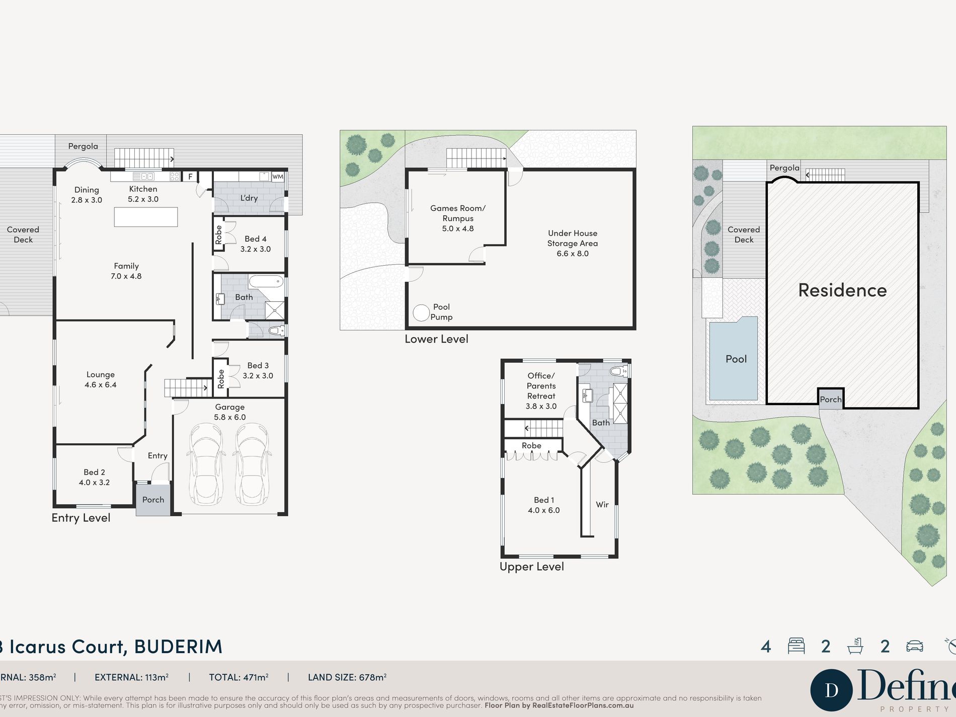 23 Icarus Court, Buderim Floor Plan