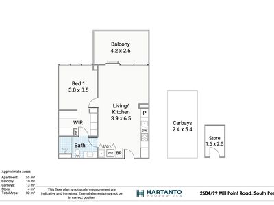 2604 / 99 Mill Point Road, South Perth