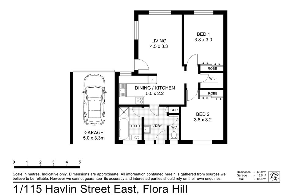 1 / 115 Havlin Street East, Flora Hill