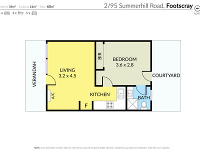 2 / 95 Summerhill Road, Footscray