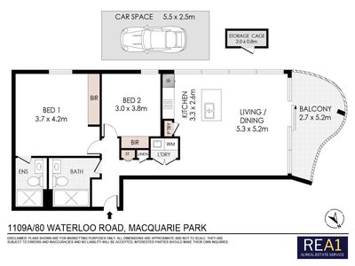A1109 / 80 Waterloo Road  (entry via Waterloo Rd), Macquarie Park