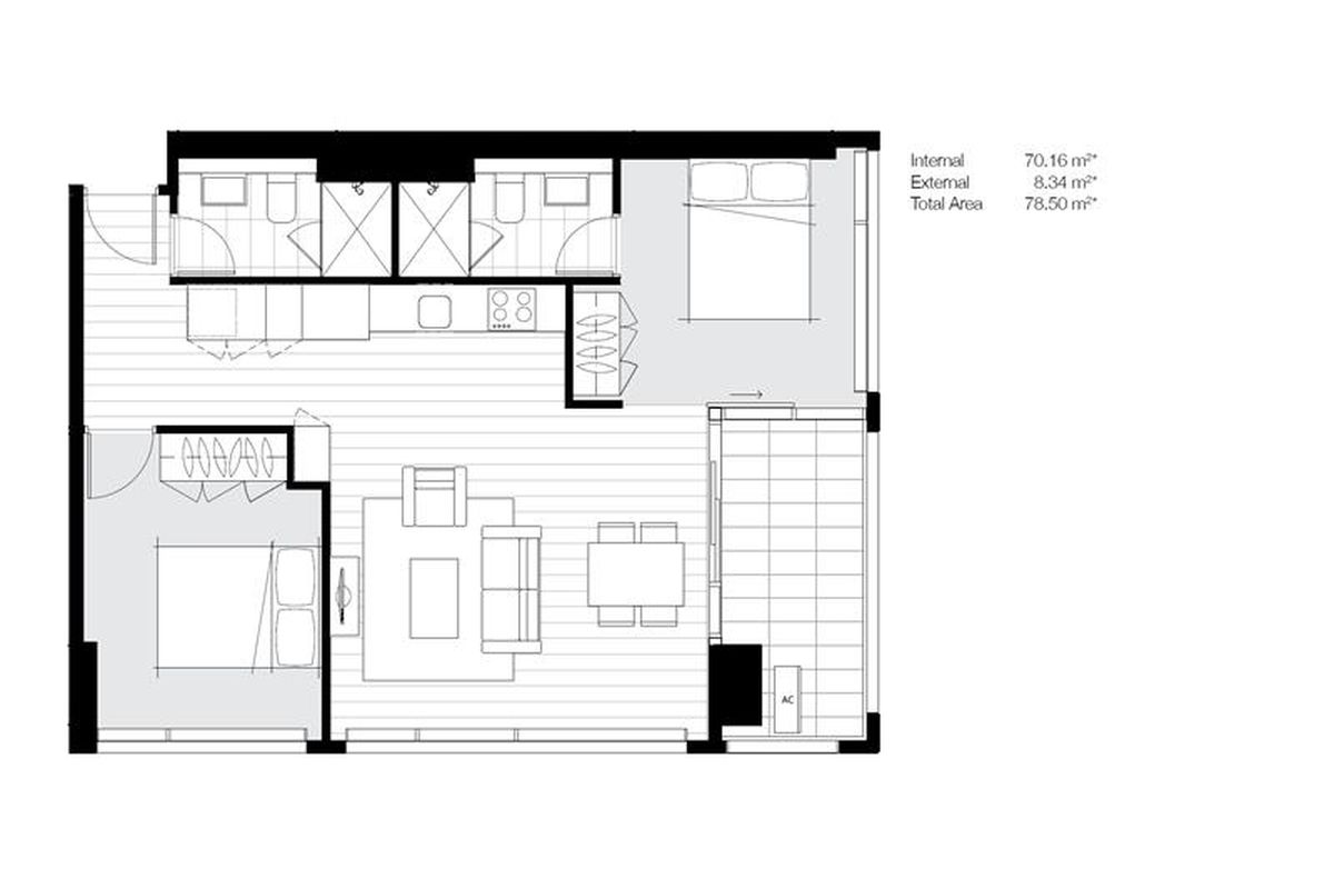 3906/38 Rose Lane, Melbourne