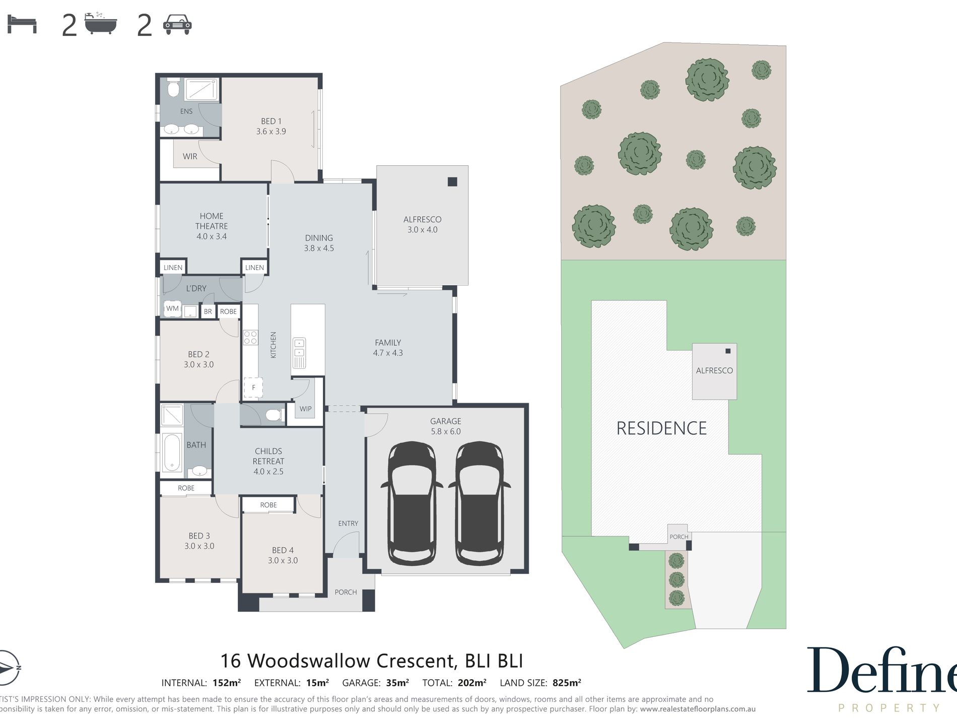 16 Woodswallow Crescent, Bli Bli Floor Plan