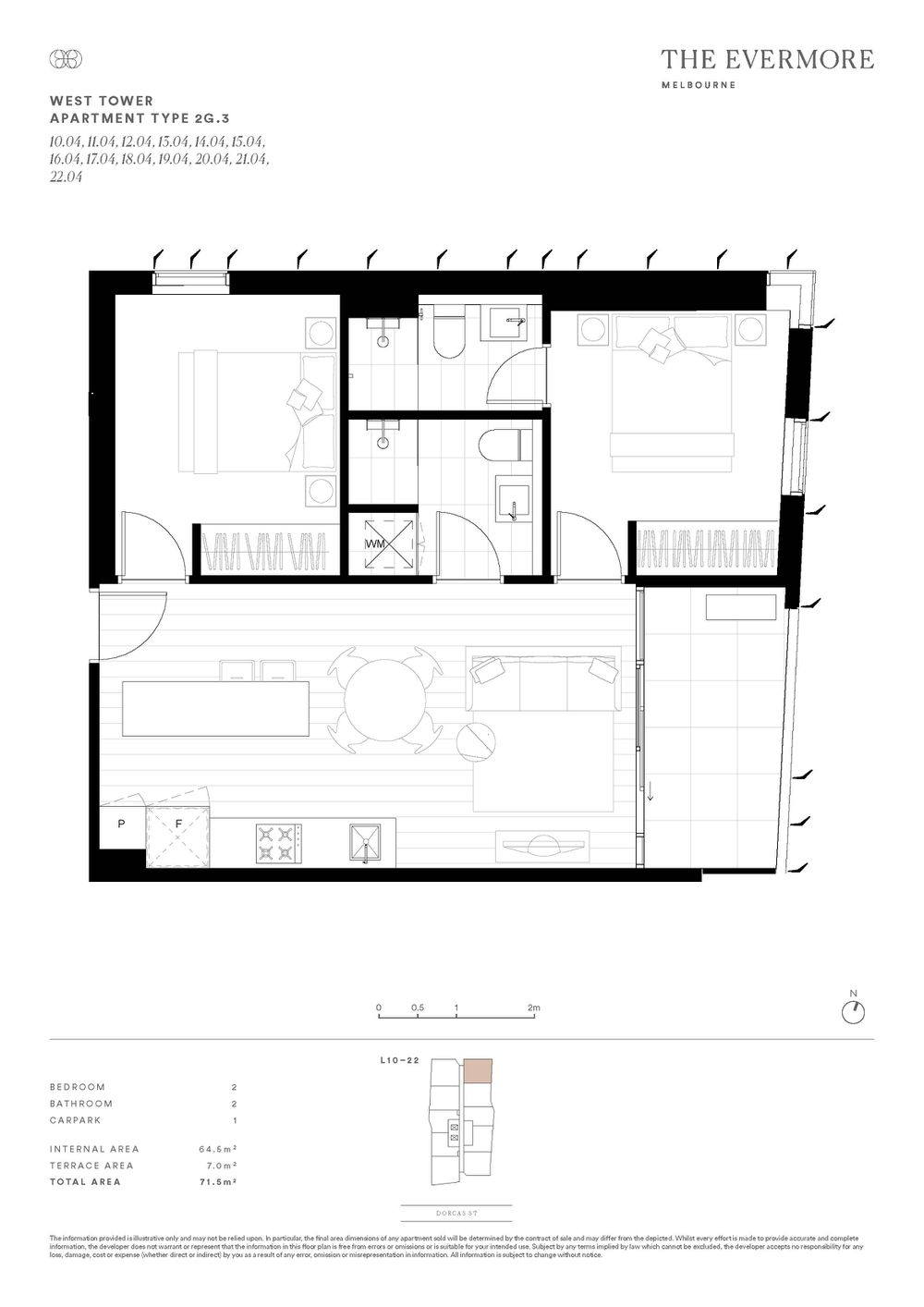 1404A / 58-66 Dorcas Street, Southbank