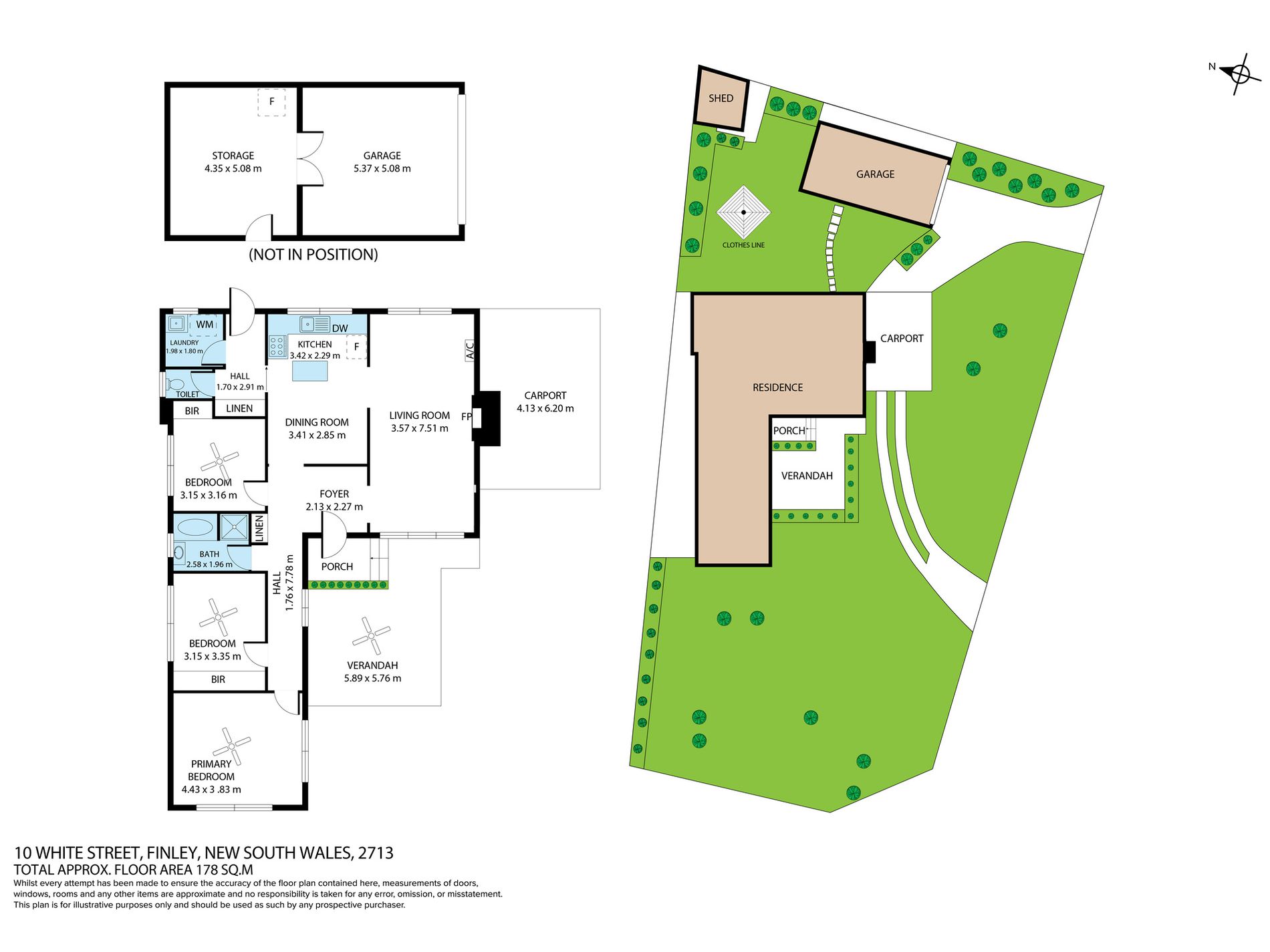 10 White Street, Finley