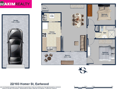 22/103 Homer St, Earlwood