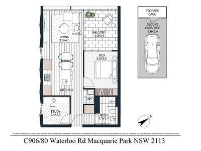 C906 / 80 Waterloo Road  (entry via Byfield St), Macquarie Park