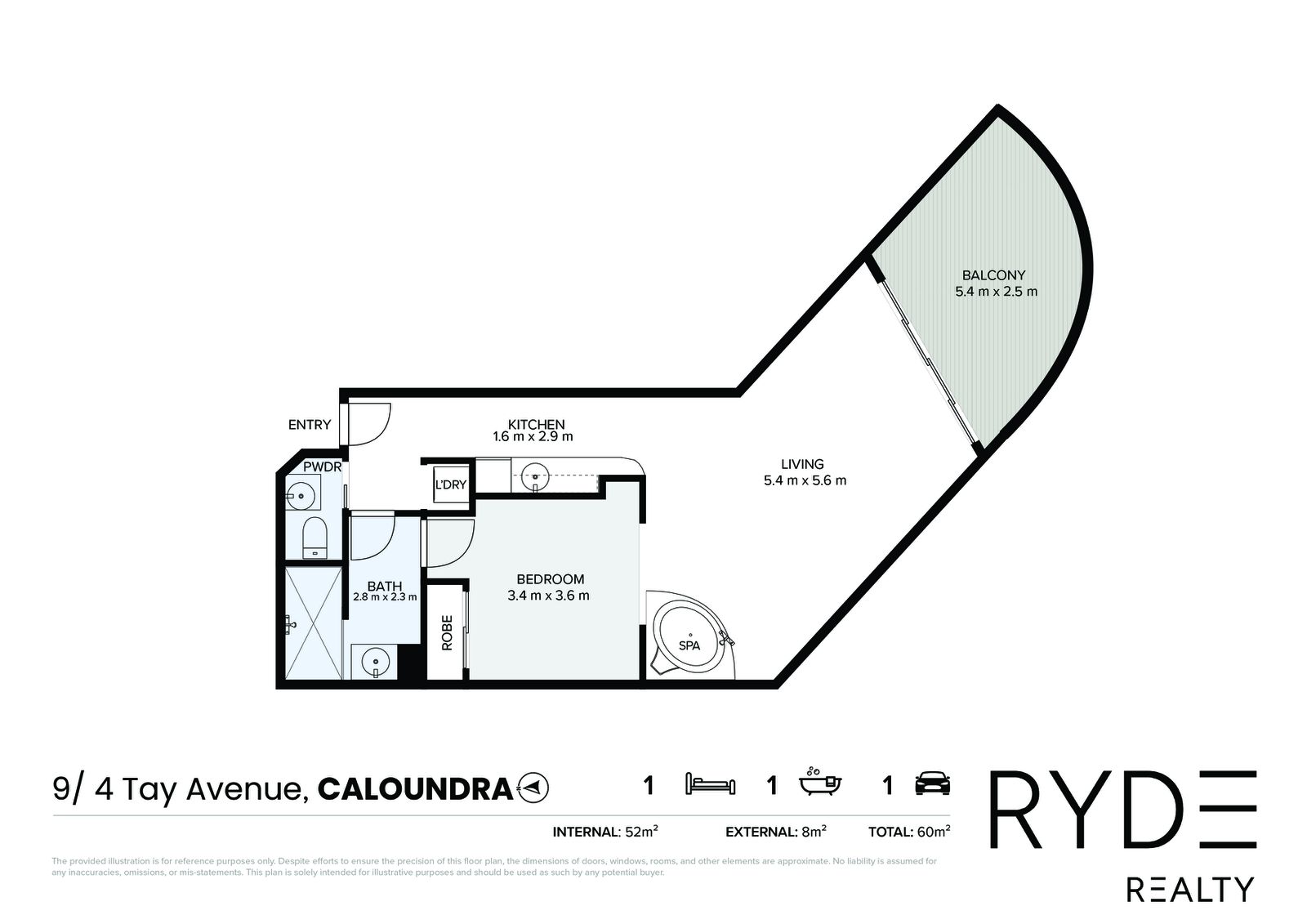 Floorplan, 9/4 Tay Avenue, Caloundra