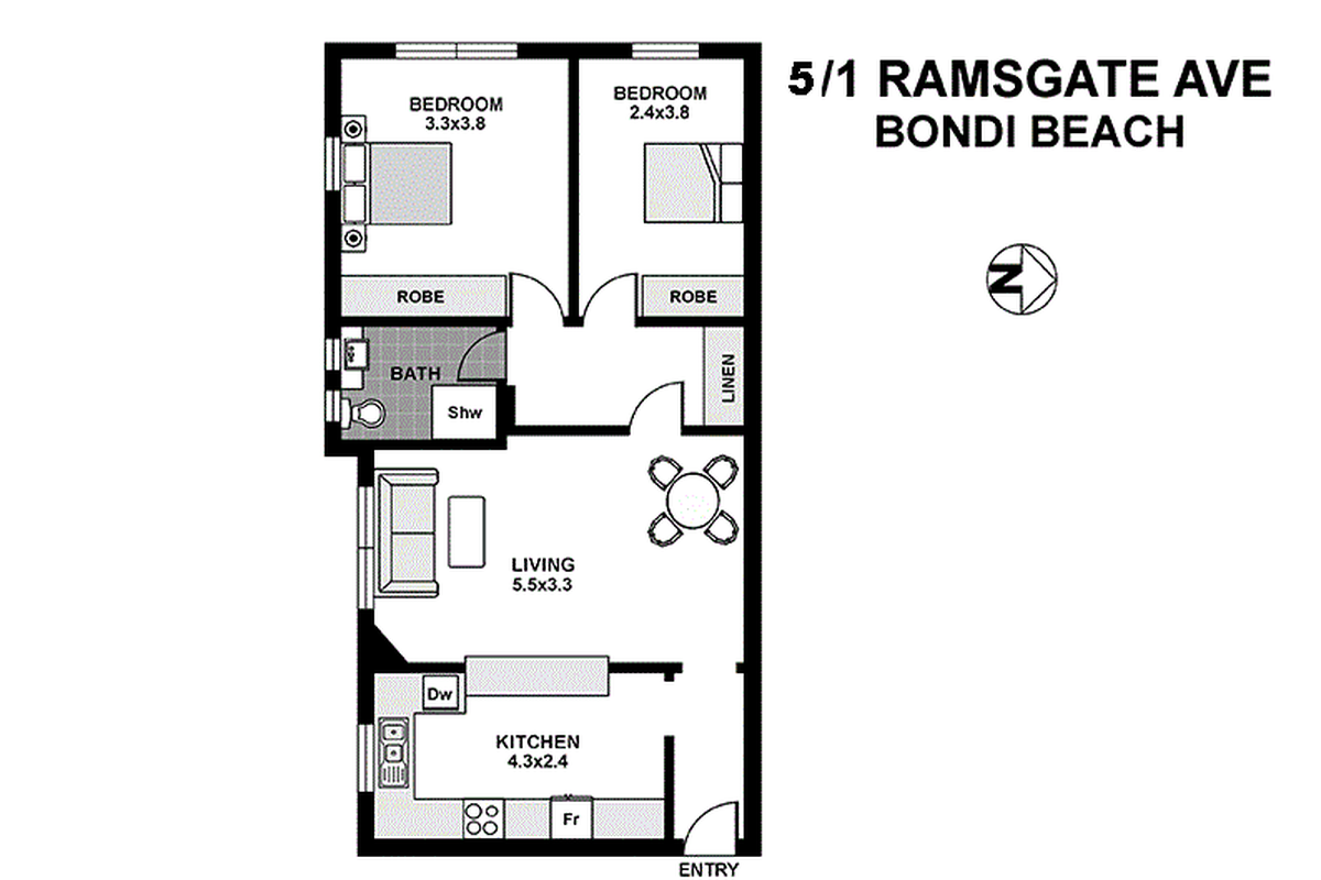 5 / 1 Ramsgate Avenue, Bondi Beach