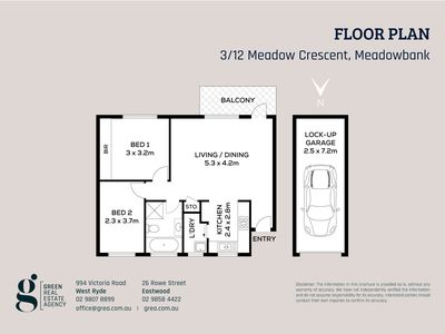 3 / 12 Meadow Crescent, Meadowbank