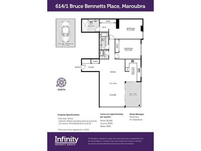 614 / 1 Bruce Bennetts Place, Maroubra