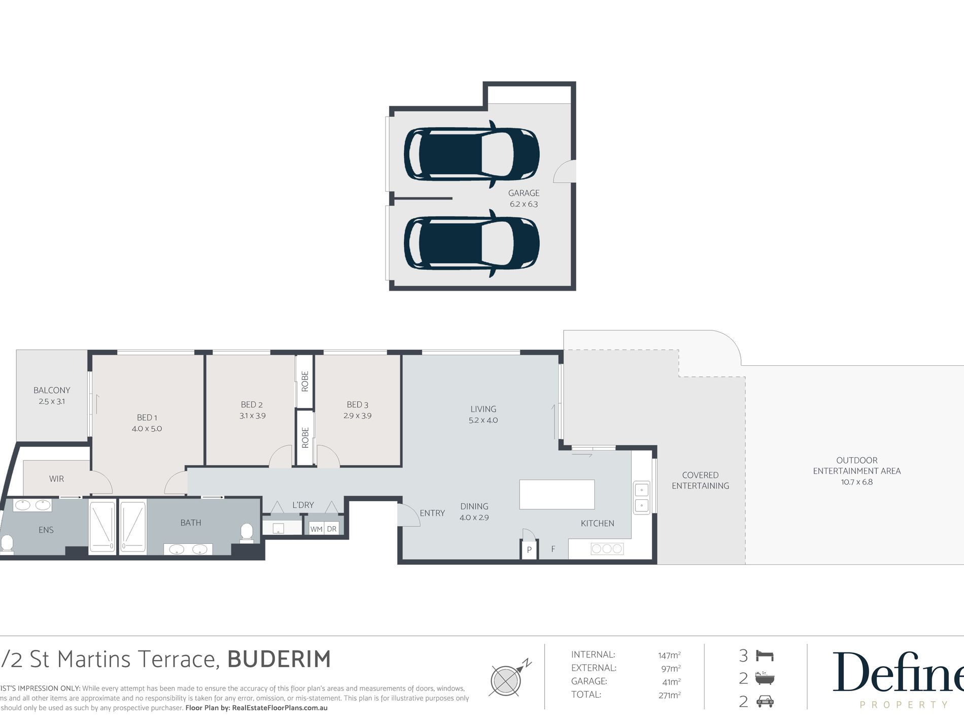 8 / 2 St Martins Terrace, Buderim Floor Plan