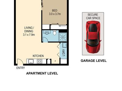 1709 / 338  Water Street ,, Fortitude Valley