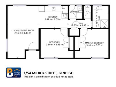 1 / 54 Milroy Street, Bendigo