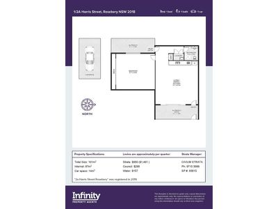1 / 2A Harris Street, Rosebery