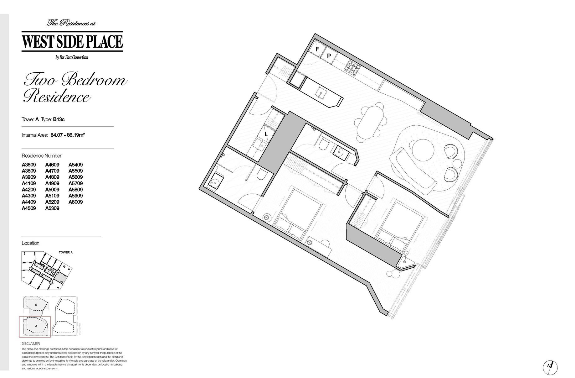 Tower A 2 Bed  / 639 Little Lonsdale Street, Melbourne