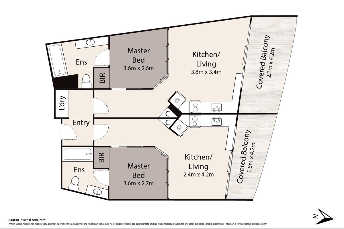 1201-1202 / 42 Surf Parade, Broadbeach