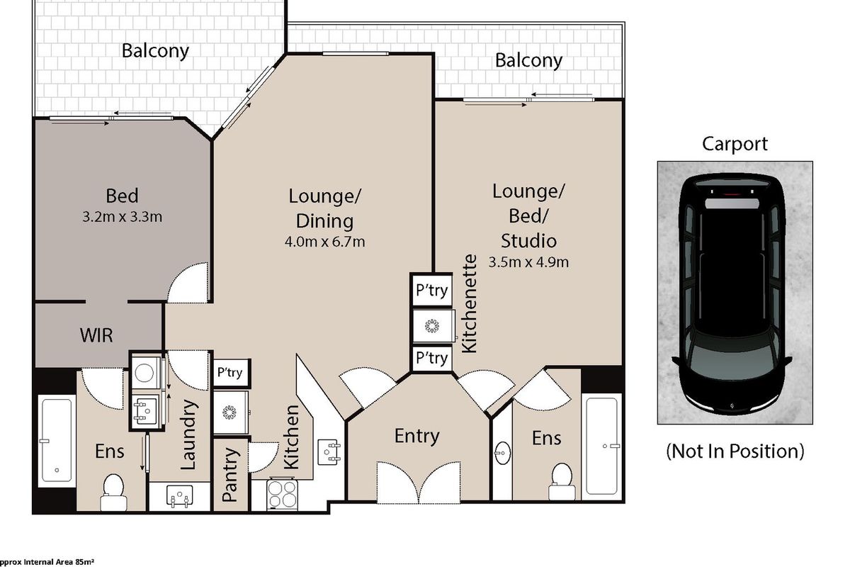 312 / 1 Paradise Island, Surfers Paradise