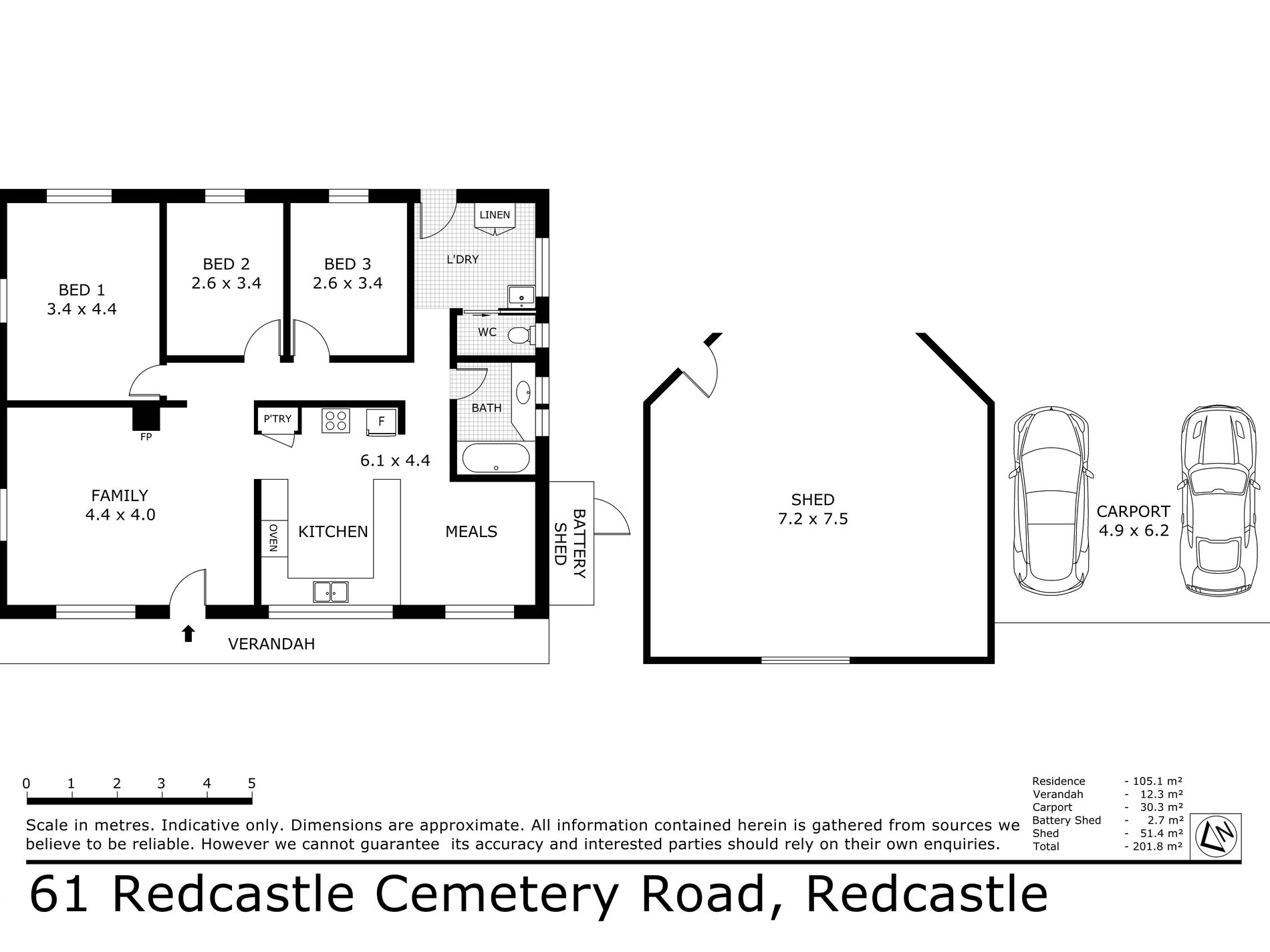 61 Redcastle Cemetery Road, Redcastle