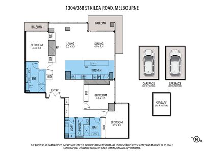 1304 / 368 St Kilda Road, Melbourne